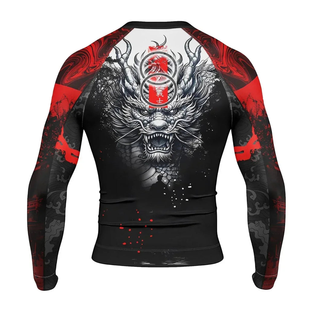 Dragon Ronin Men's Long Sleeve Rash Guard