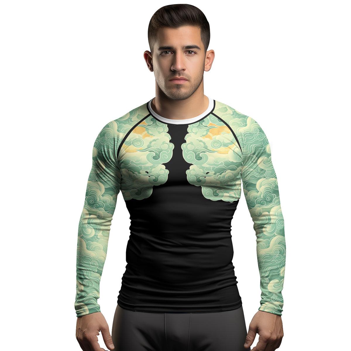 Rashninja Dragon Majesty Men's Long Sleeve Rash Guard