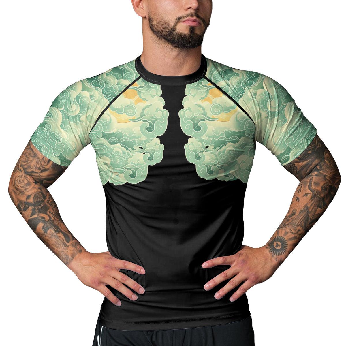 Rashninja Dragon Majesty Men's Short Sleeve Rash Guard