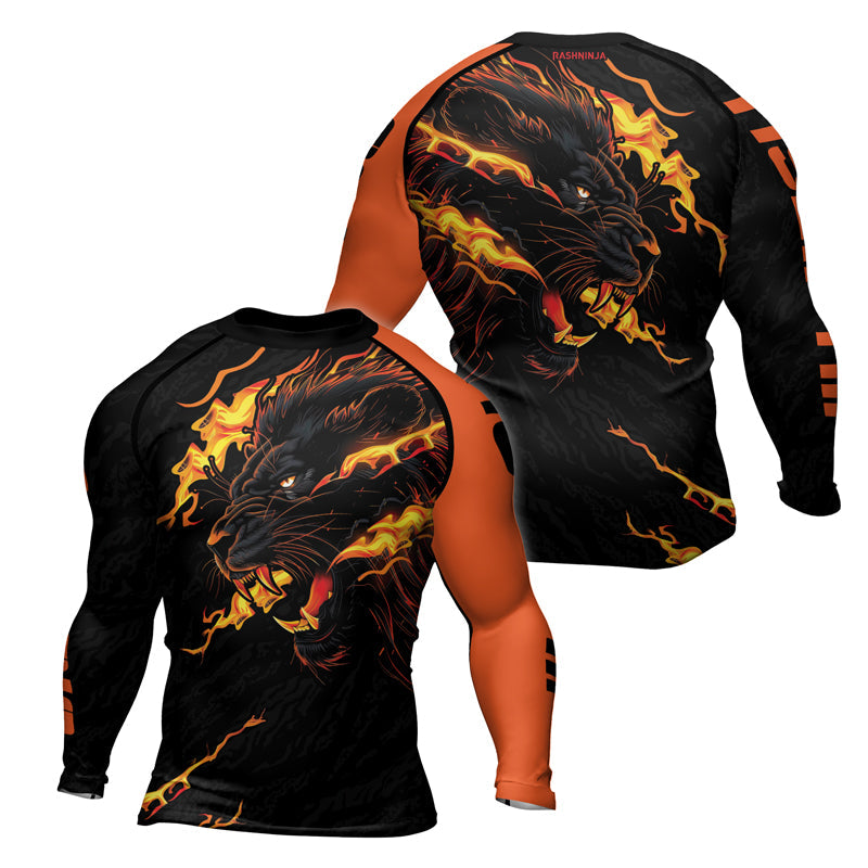 Rashninja Regal Roar Men's Long Sleeve Rash Guard
