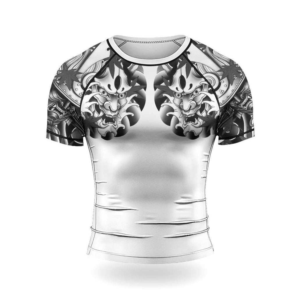 Rashninja Oni Shadows Men's Short Sleeve Rash Guard