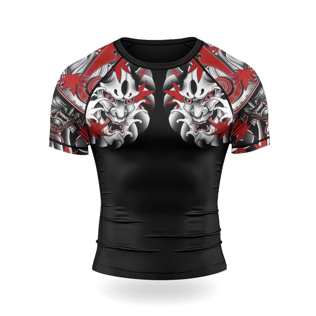 Rashninja Oni Shadows Men's Short Sleeve Rash Guard