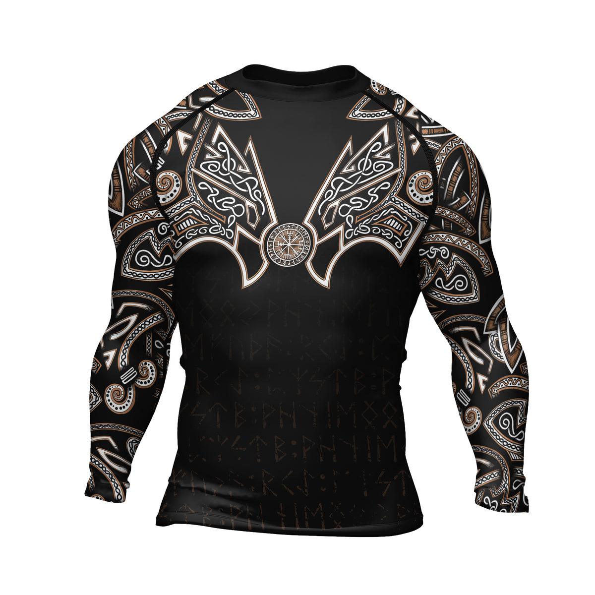 Rashninja Thor's Hammer Ranked Men's Long Sleeve Rash Guard
