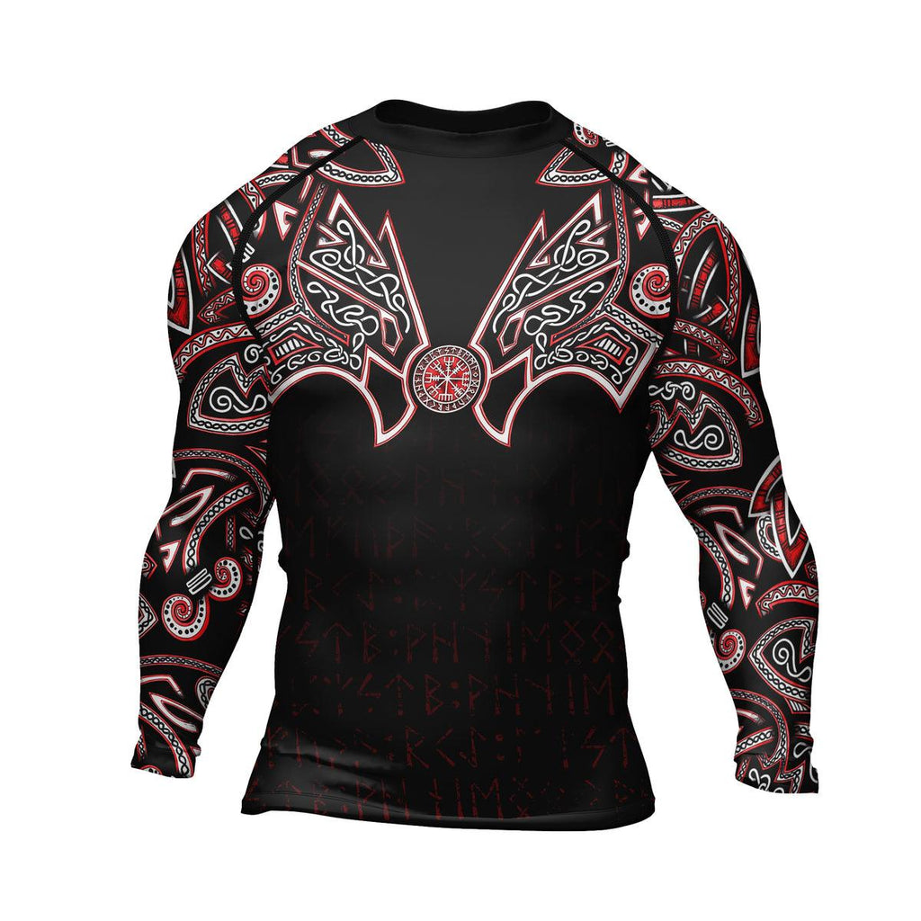 Rashninja Thor's Hammer Ranked Men's Long Sleeve Rash Guard