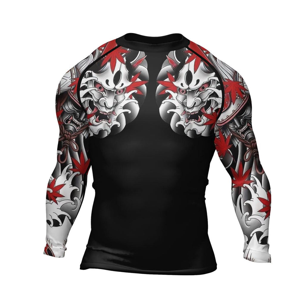 Rashninja Oni Shadows Men's Long Sleeve Rash Guard