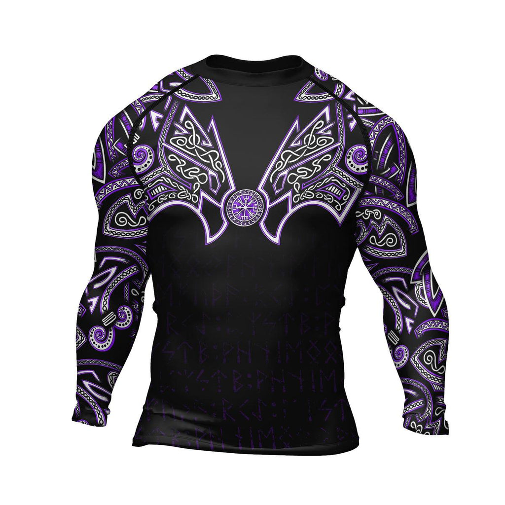 Rashninja Thor's Hammer Ranked Men's Long Sleeve Rash Guard