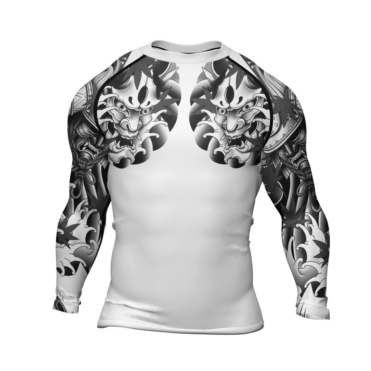 Rashninja Oni Shadows Men's Long Sleeve Rash Guard