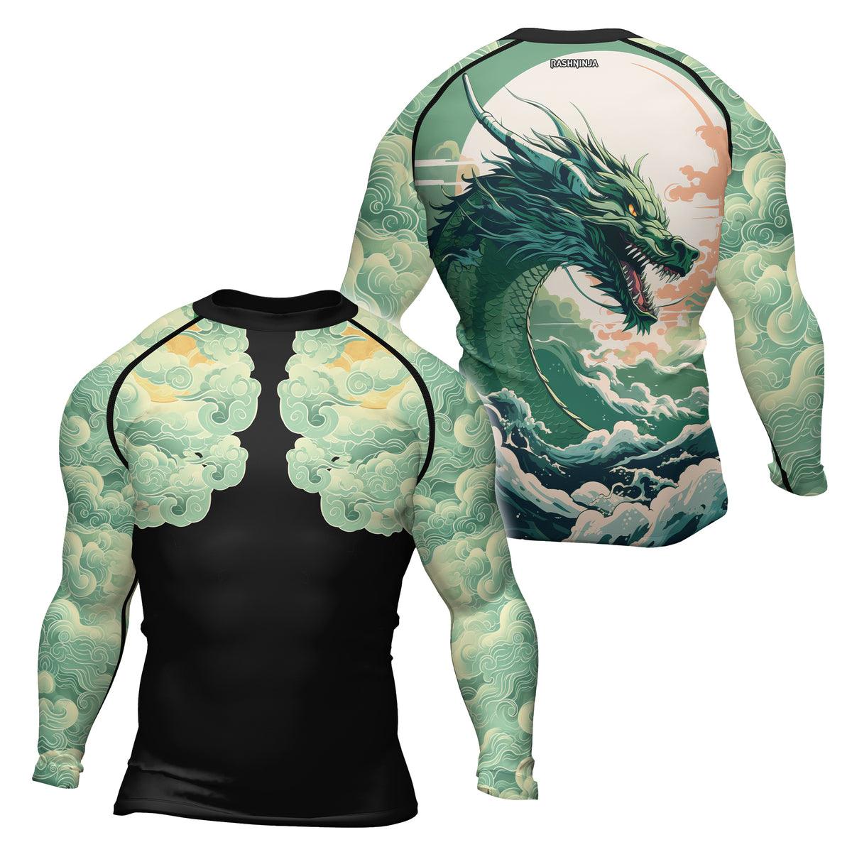 Rashninja Dragon Majesty Men's Long Sleeve Rash Guard