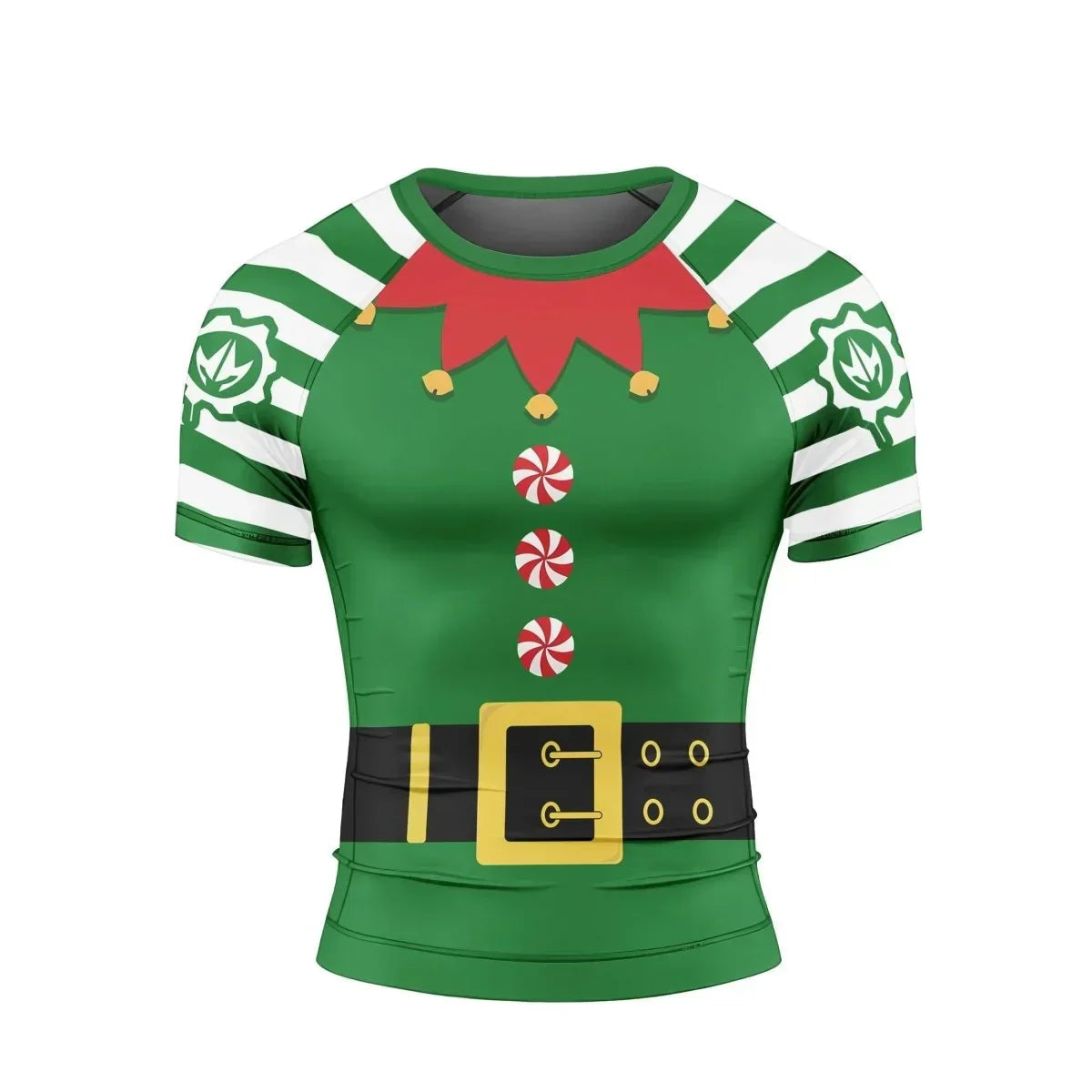 Santa's Elf Short Sleeve Rash Guard