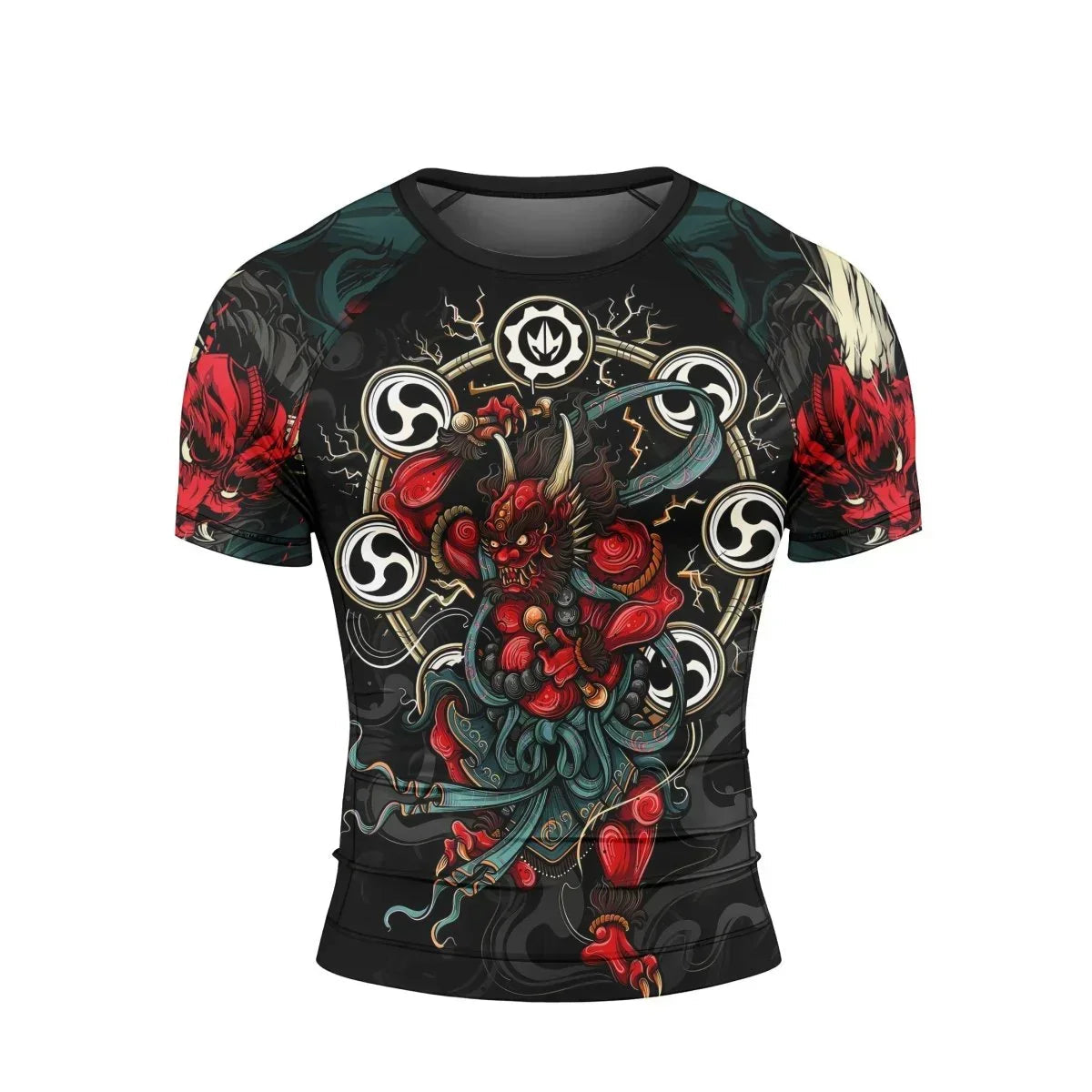 Raijin God Short Sleeve Rash Guard