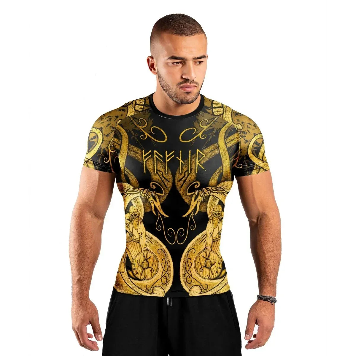 Thor Son Of Odin Men's Short Sleeve Rash Guard