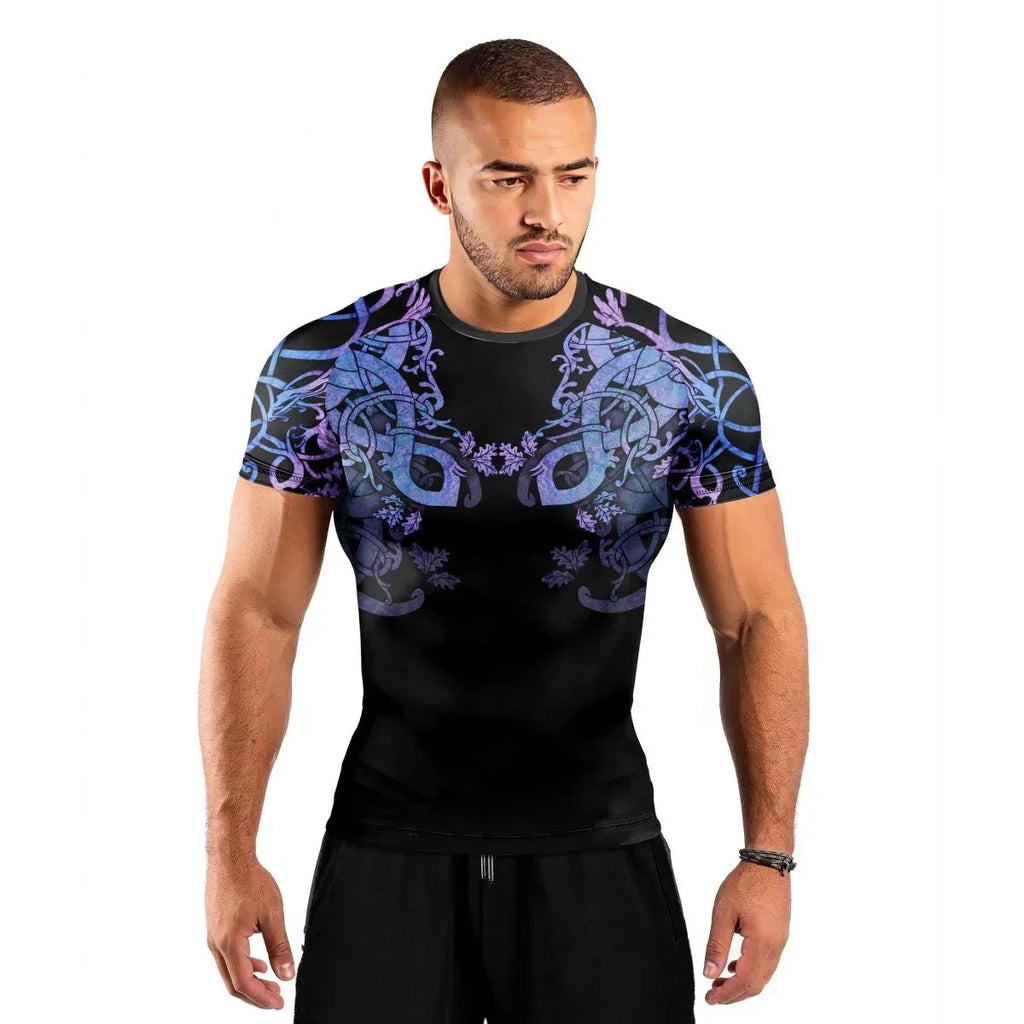 Norns & Nature Men's Short Sleeve Rash Guard
