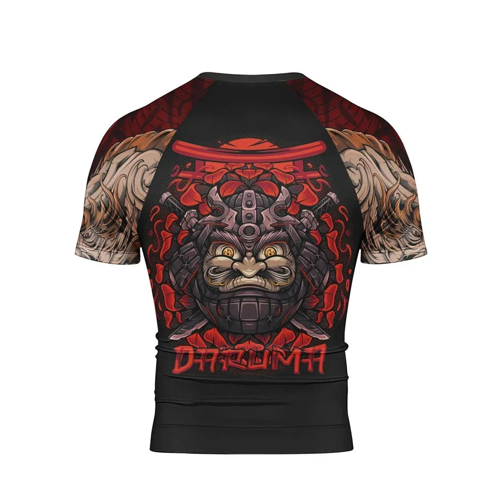 Japanese Daruma Short Sleeve Rash Guard