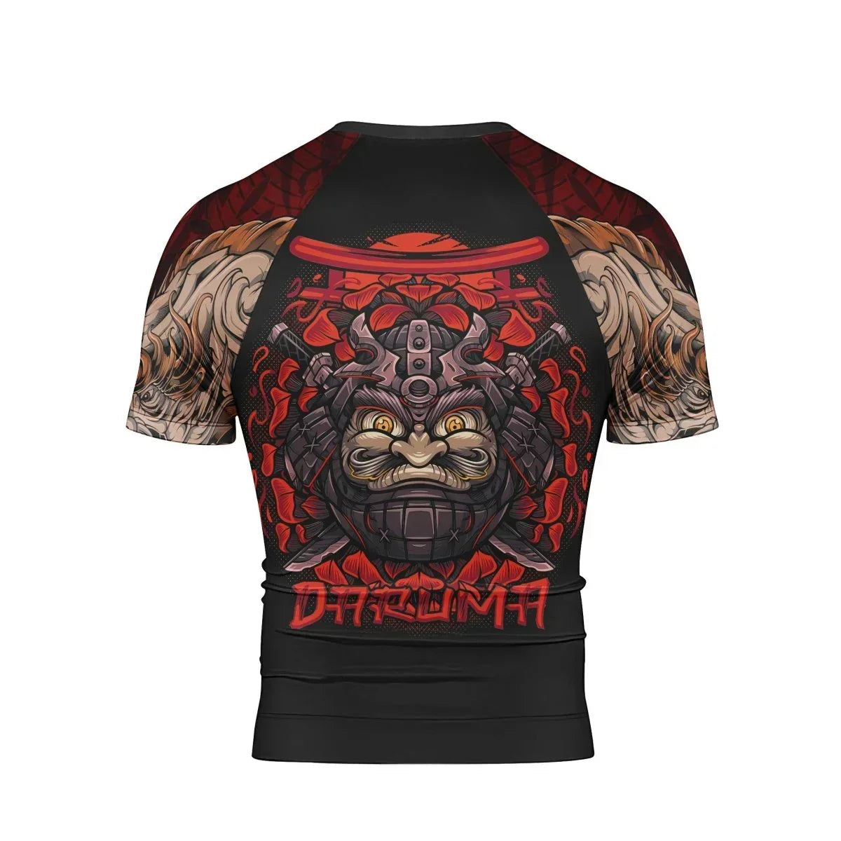 Japanese Daruma Short Sleeve Rash Guard