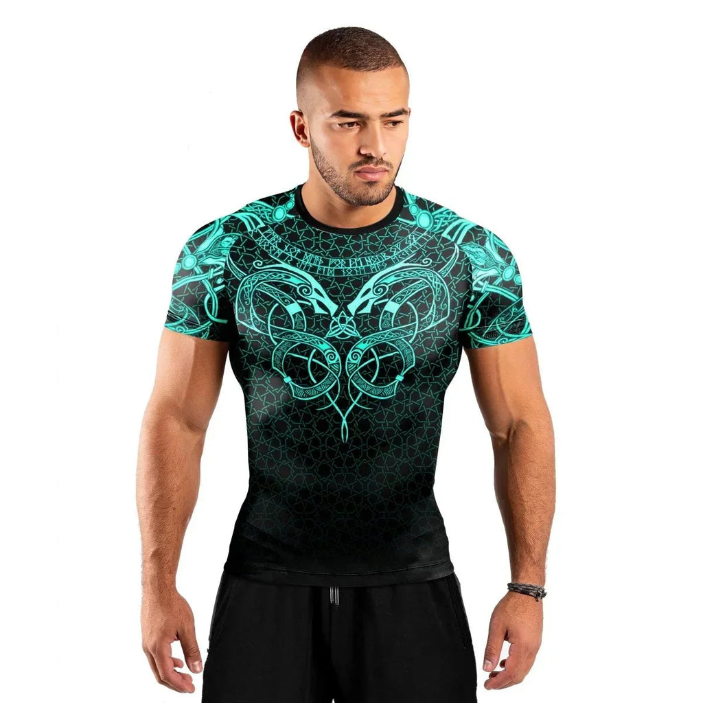 Viking Jormungandr Short Sleeve Rash Guard