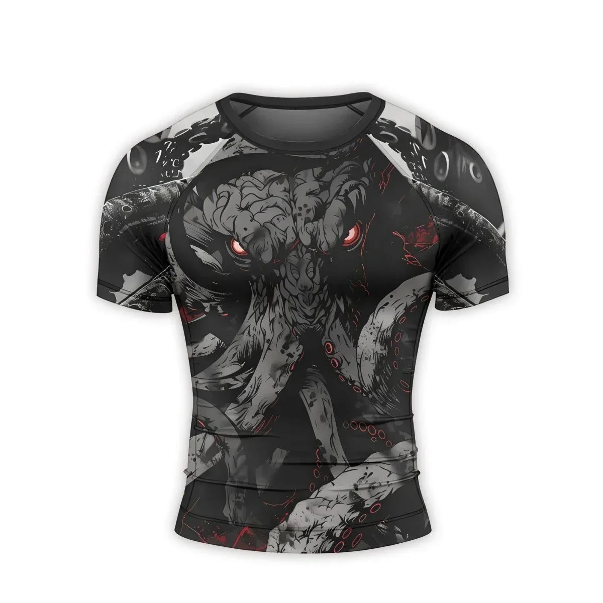 Darkness Cthulhu Men's Short Sleeve Rash Guard