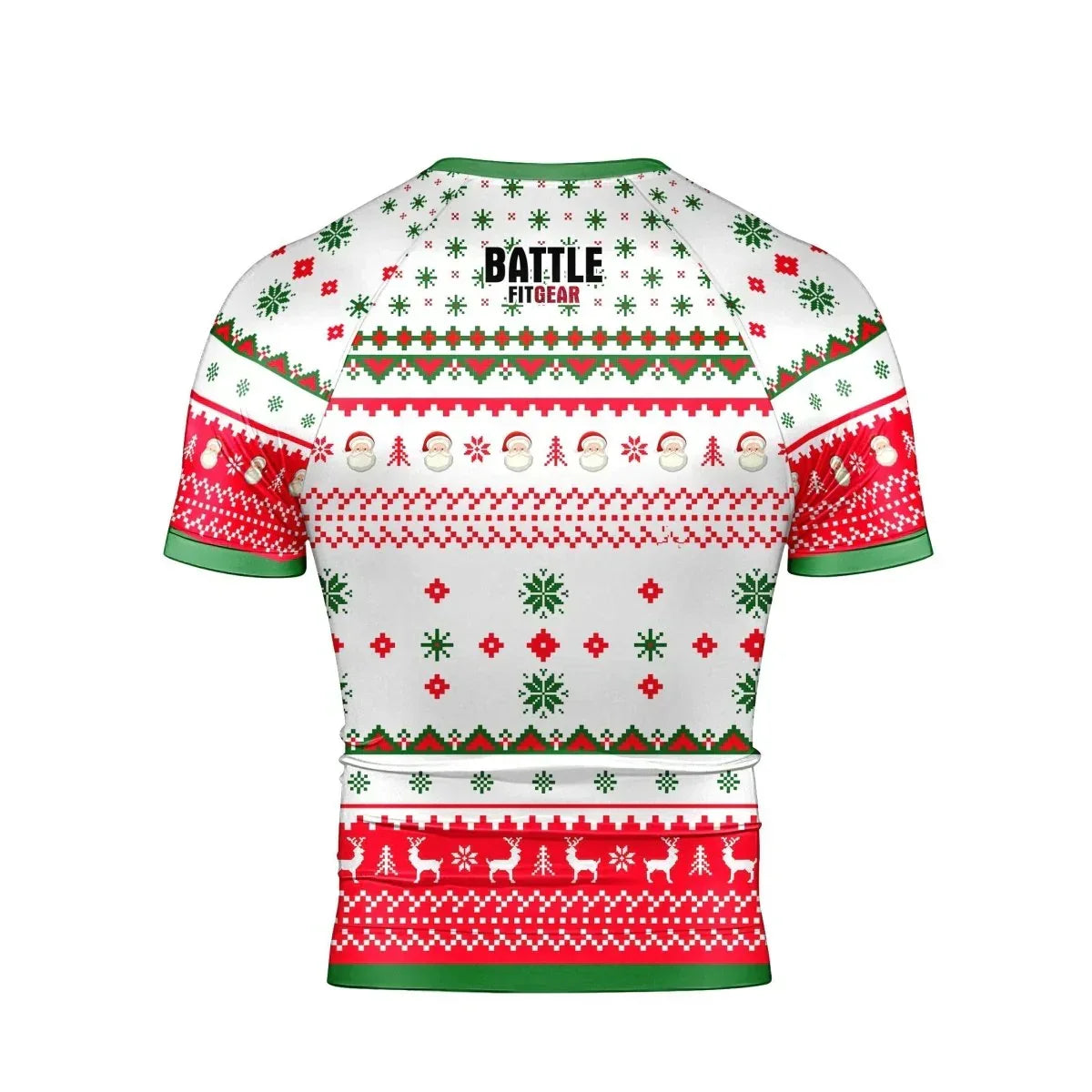 Merry Jitsmas Short Sleeve Rash Guard