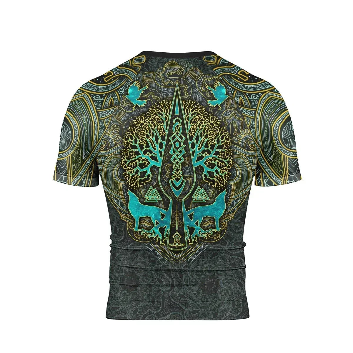 Viking Wildlife Natural Short Sleeve Rash Guard