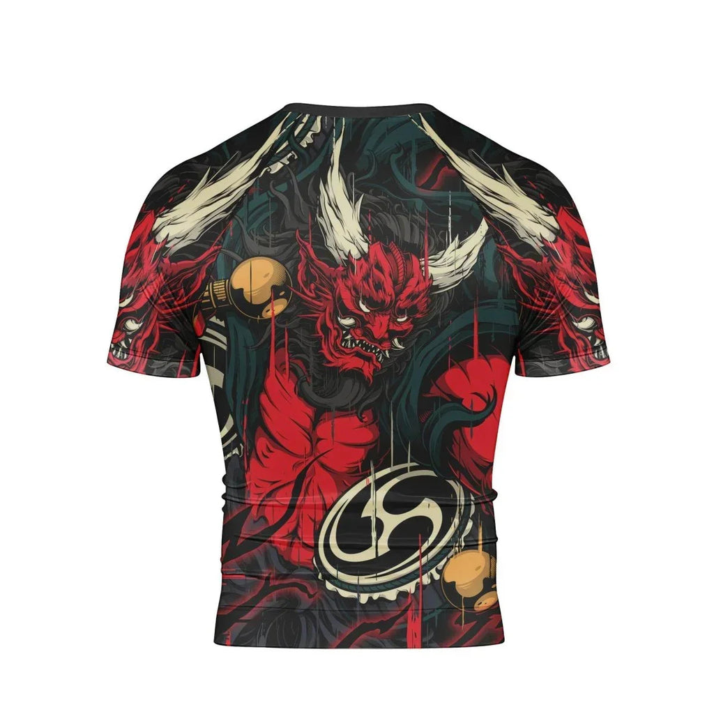 Raijin God Short Sleeve Rash Guard