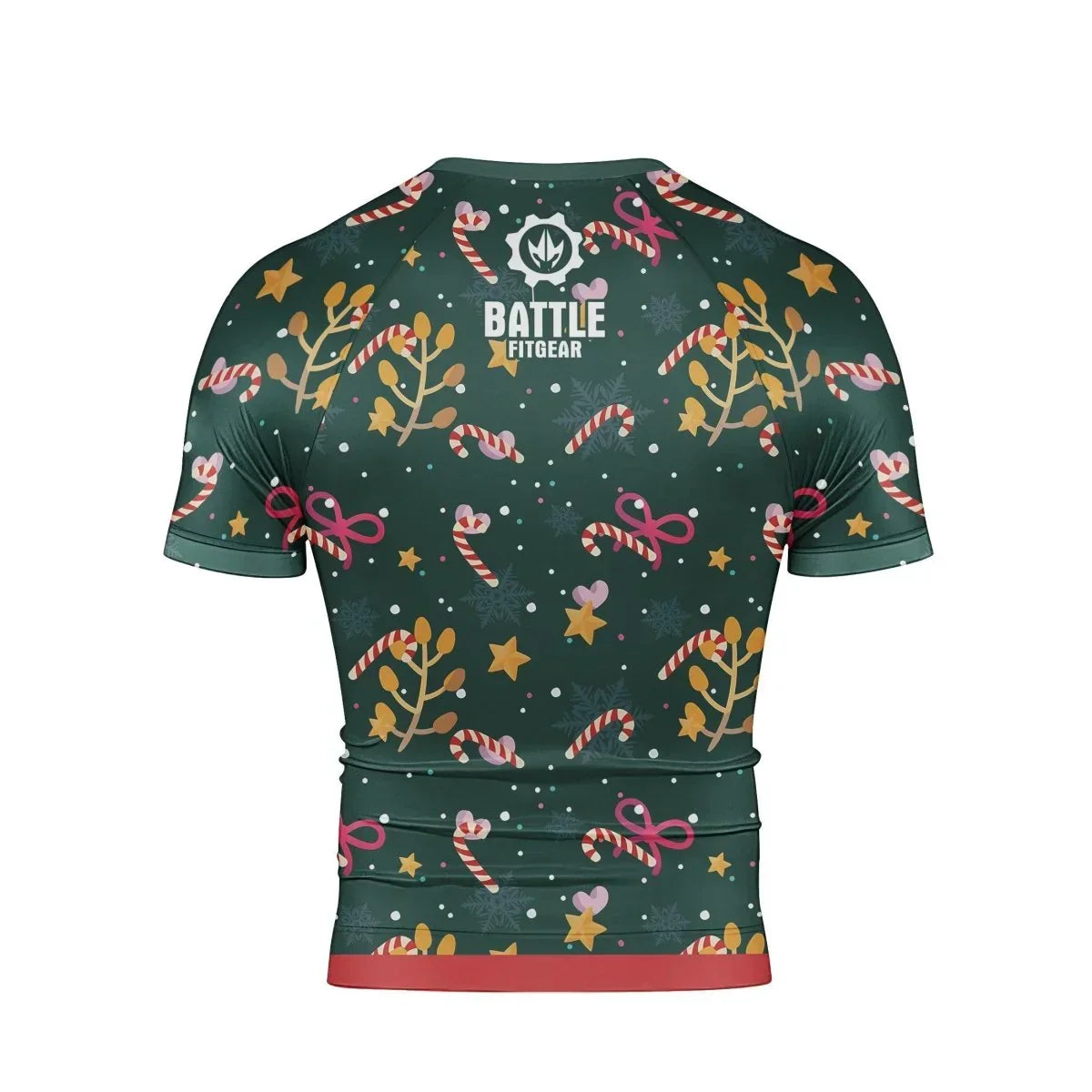 Merry Xmas Short Sleeve Rash Guard