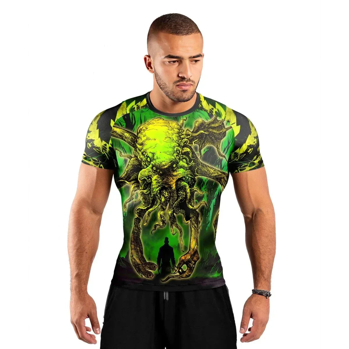 Hungry Of Cthulhu Short Sleeve Rash Guard