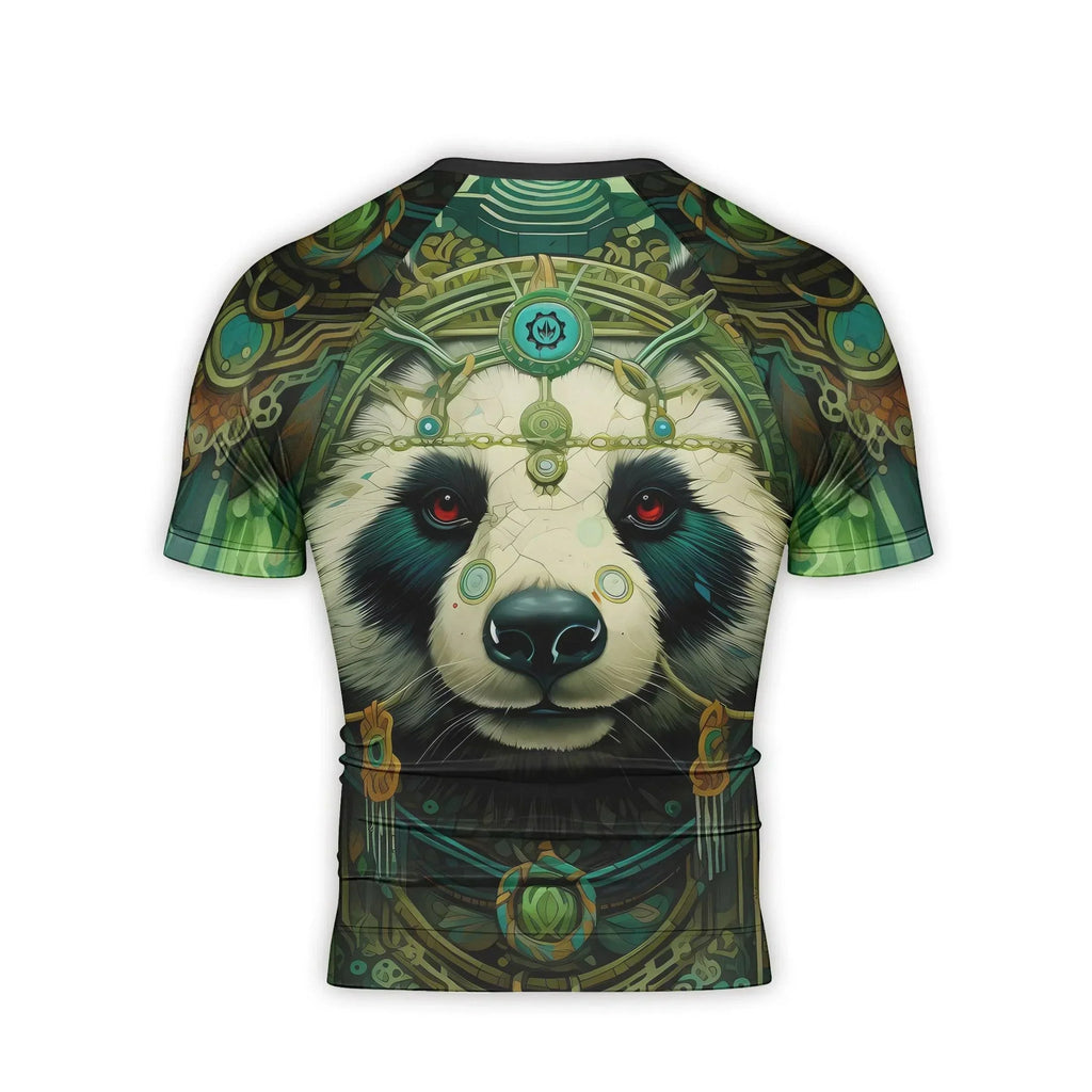 Native Panda Men's Short Sleeve Rash Guard