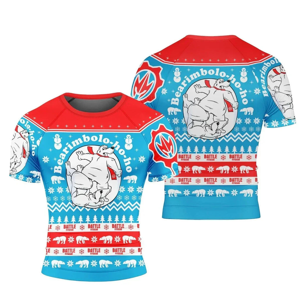 Bearimbolo-Ho-Ho Short Sleeve Rash Guard