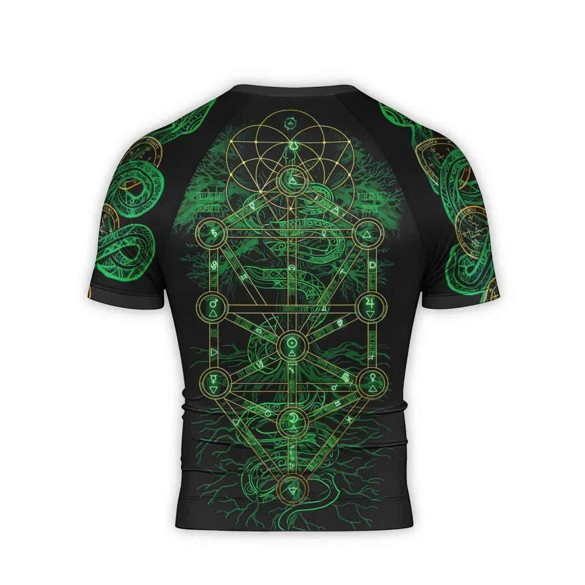 Viking World Tree Men's Short Sleeve Rash Guard