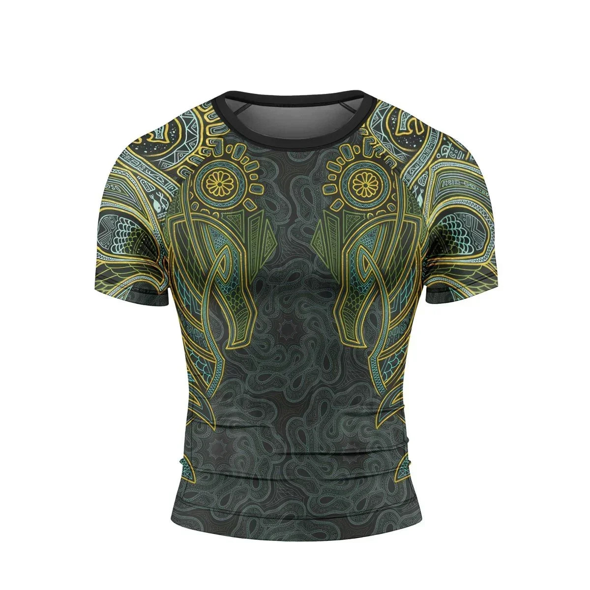 Viking Wildlife Natural Short Sleeve Rash Guard
