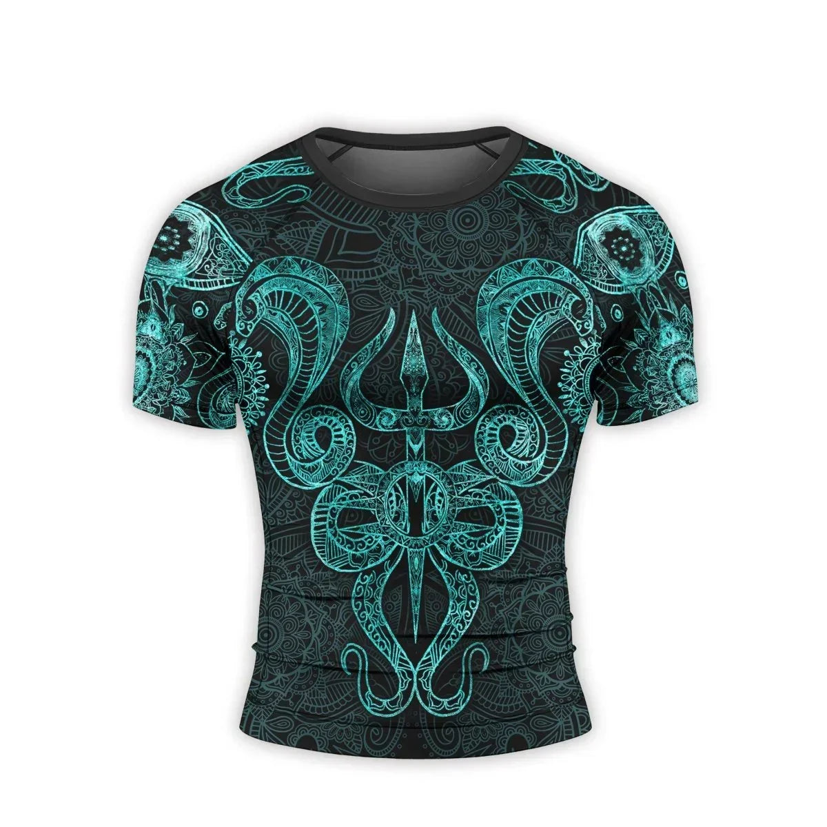Snake King Vasuki Men's Short Sleeve Rash Guard