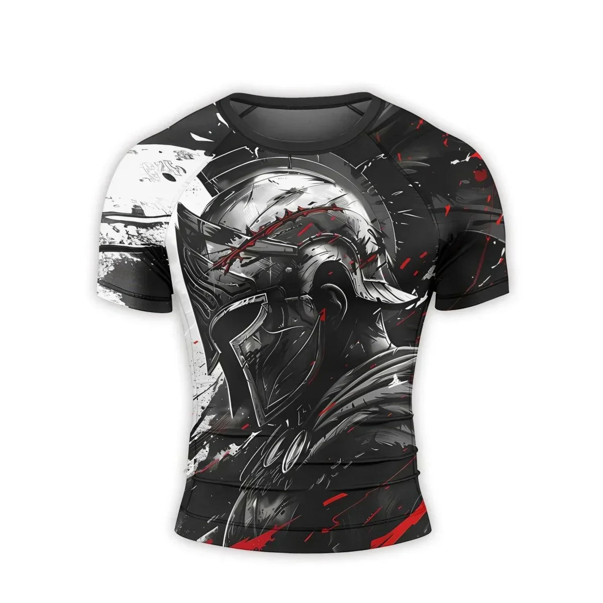 Spartan Warrior Soul Men's Short Sleeve Rash Guard