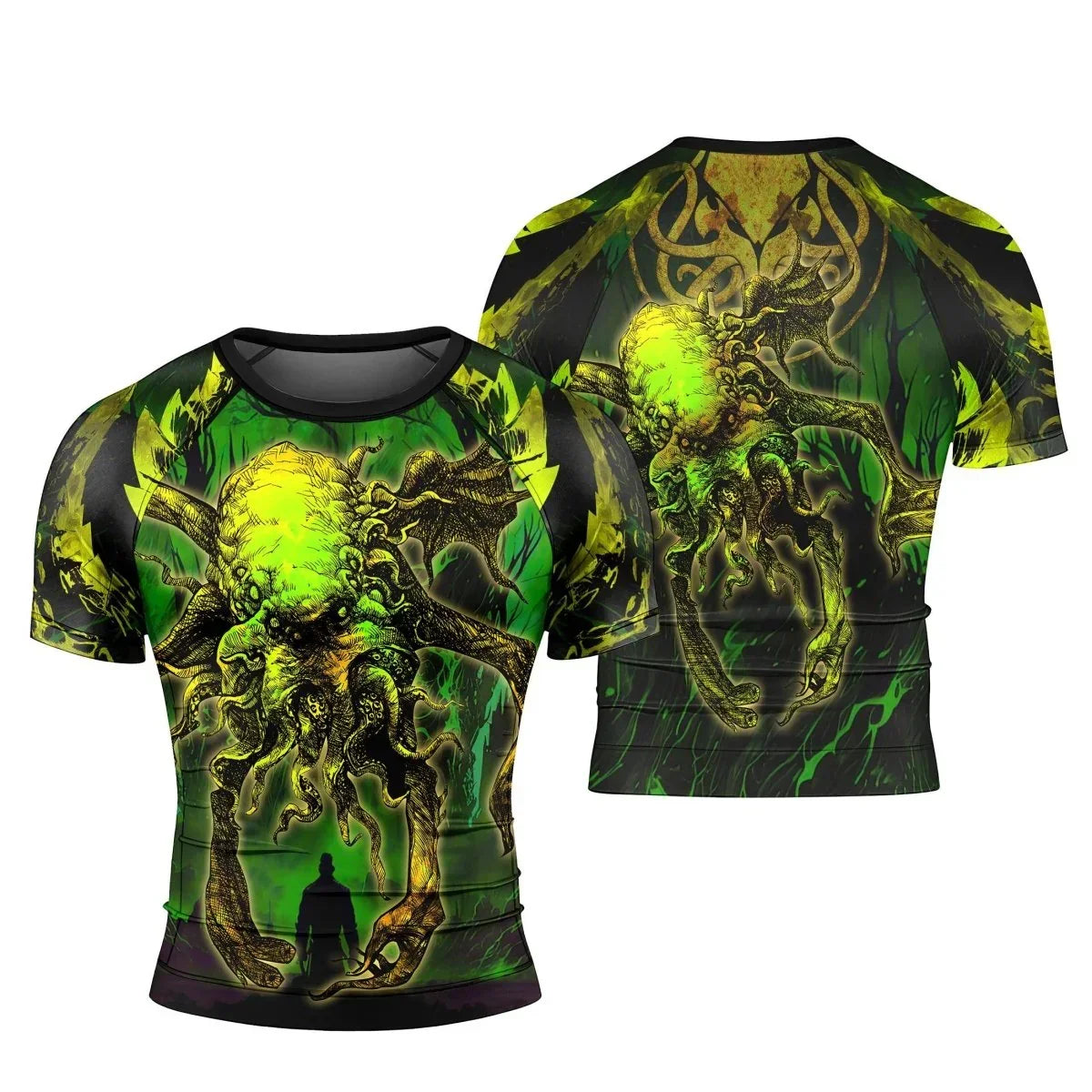Hungry Of Cthulhu Short Sleeve Rash Guard