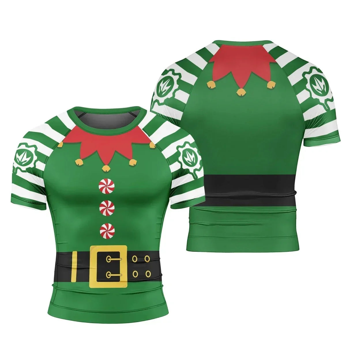 Santa's Elf Short Sleeve Rash Guard