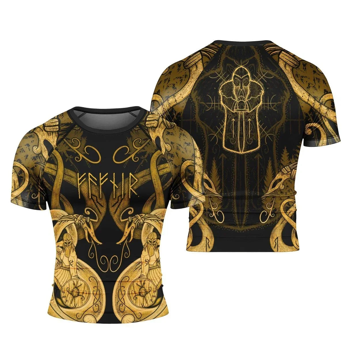 Thor Son Of Odin Men's Short Sleeve Rash Guard