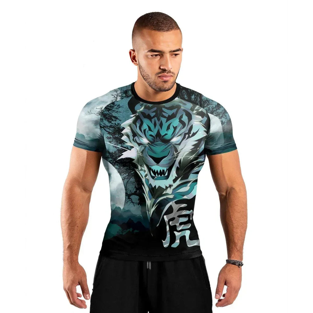 Legend Tiger Soul Short Sleeve Rash Guard