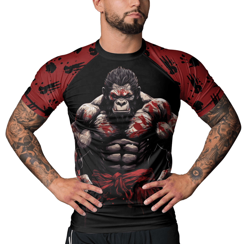 Rashninja Gorilla Guardian Men's Short Sleeve Rash Guard