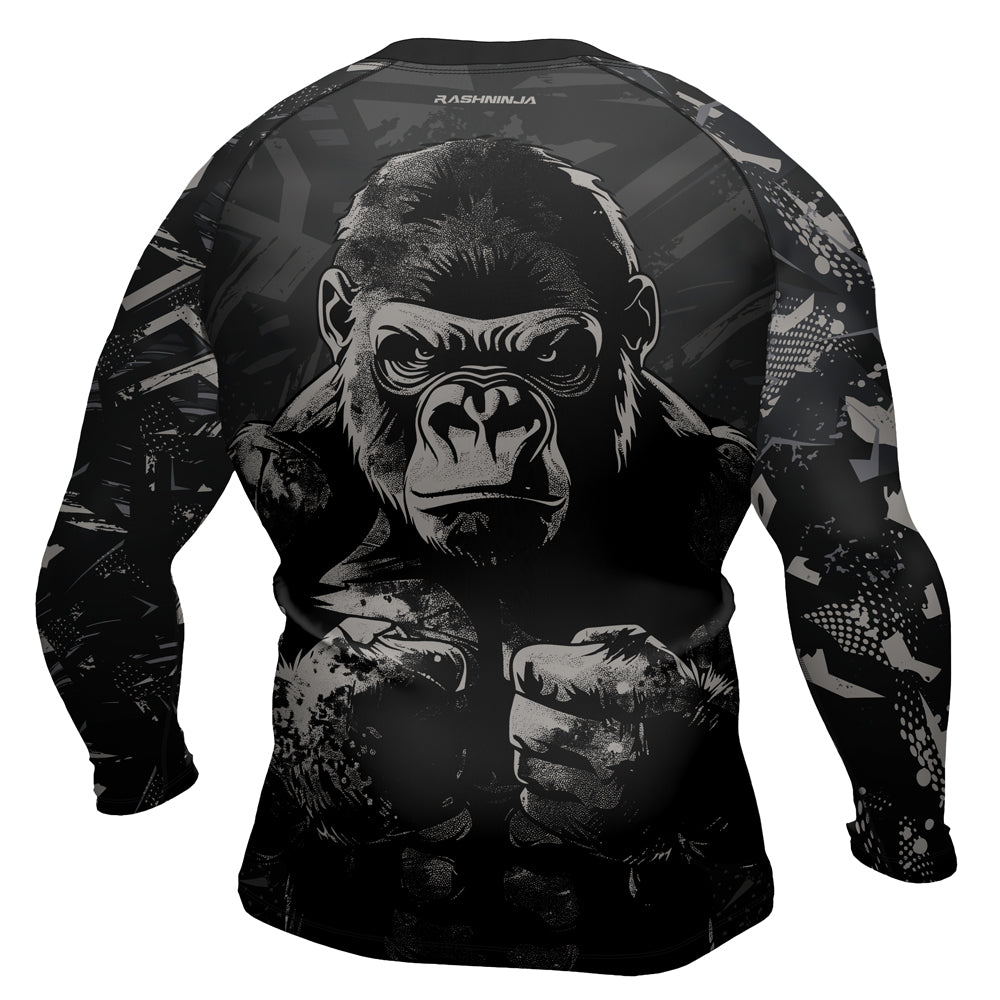 Rashninja Gorilla Forest Titan Men's Long Sleeve Rash Guard
