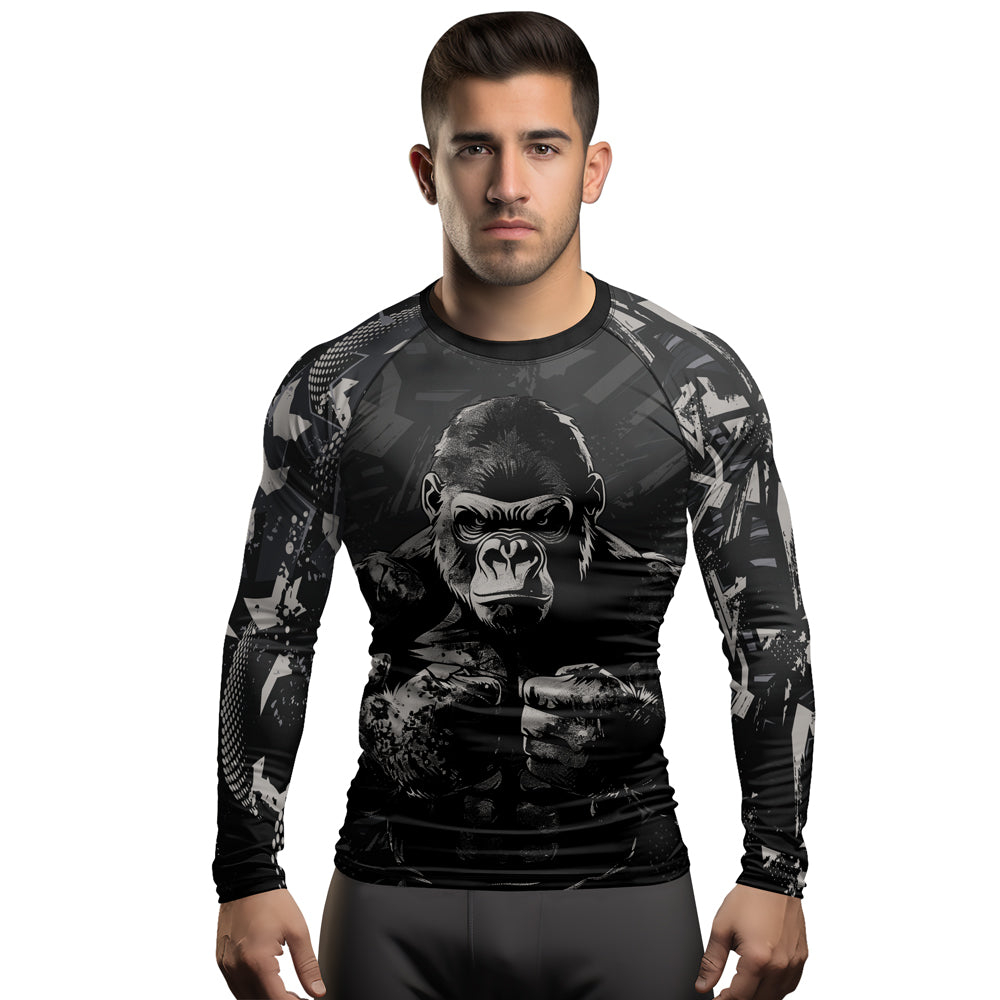 Rashninja Gorilla Forest Titan Men's Long Sleeve Rash Guard