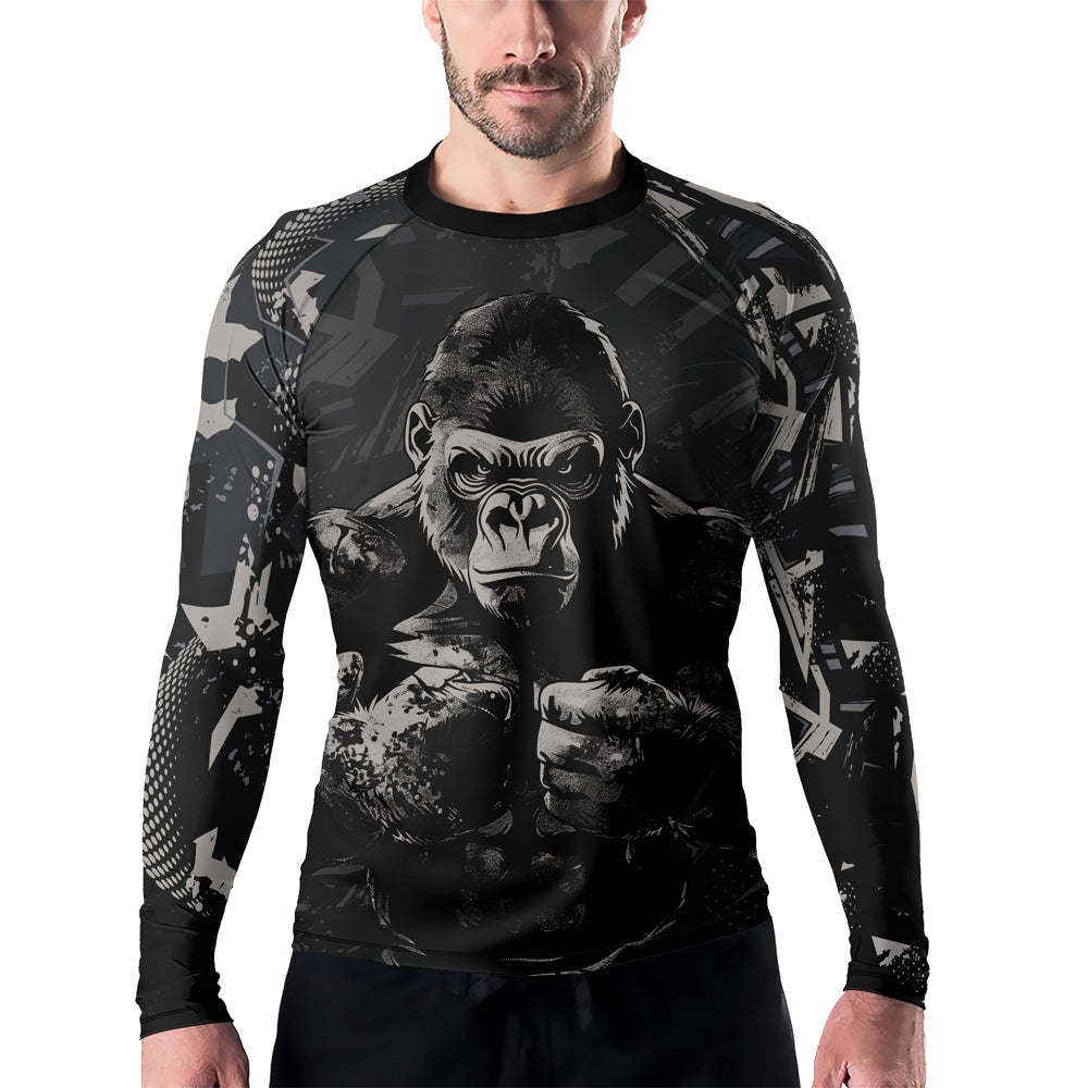 Rashninja Gorilla Forest Titan Men's Long Sleeve Rash Guard
