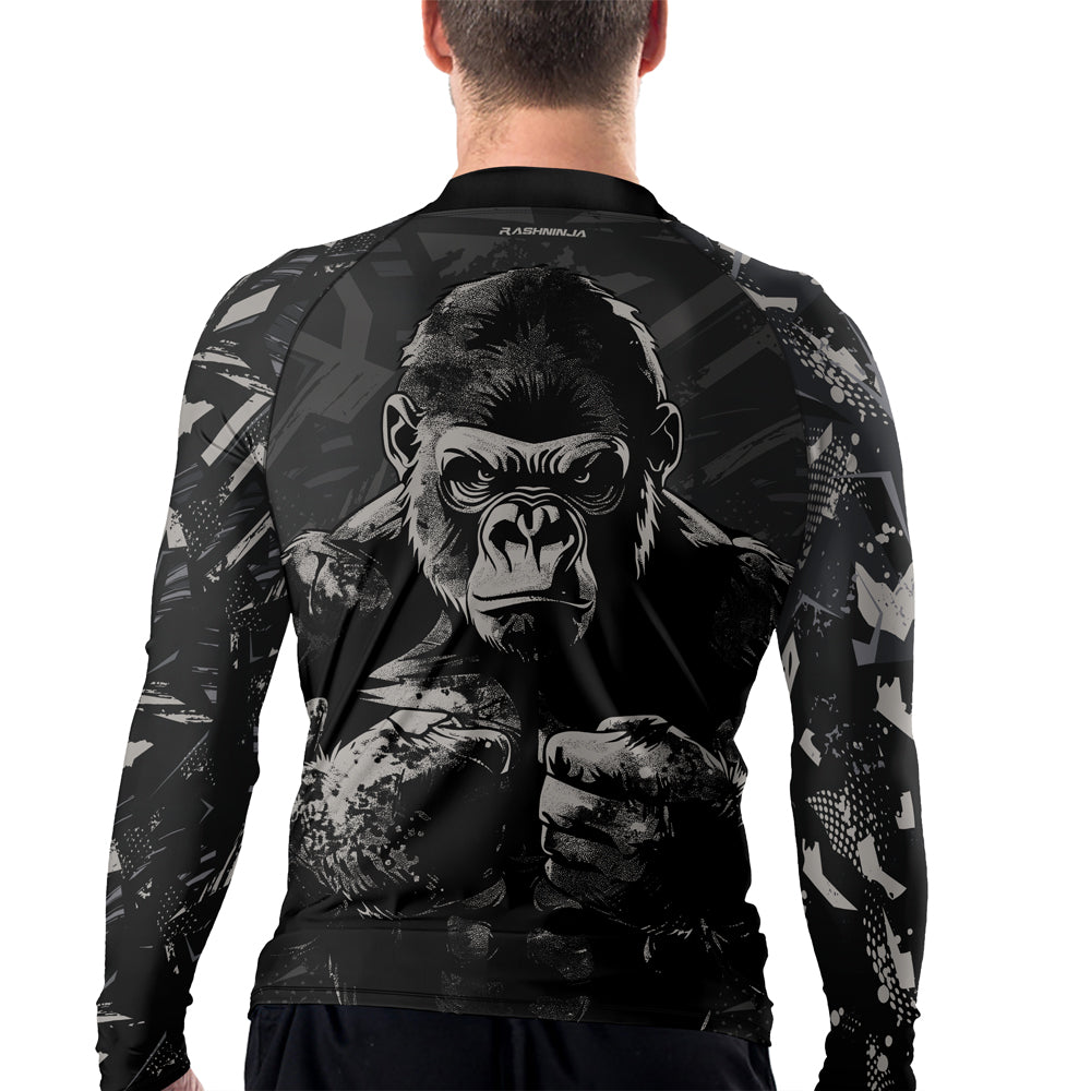 Rashninja Gorilla Forest Titan Men's Long Sleeve Rash Guard