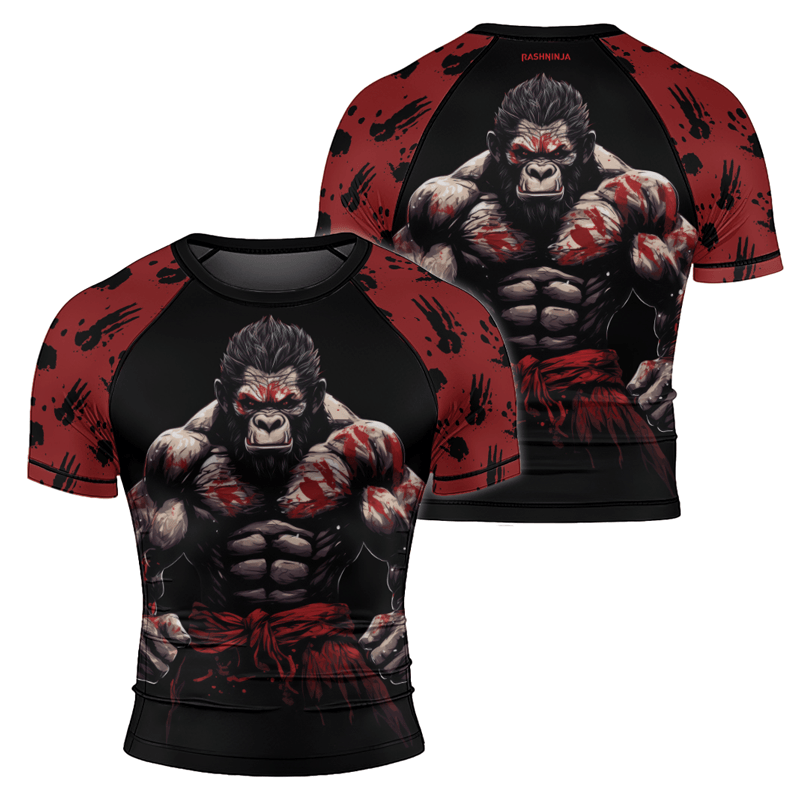 Rashninja Gorilla Guardian Men's Short Sleeve Rash Guard