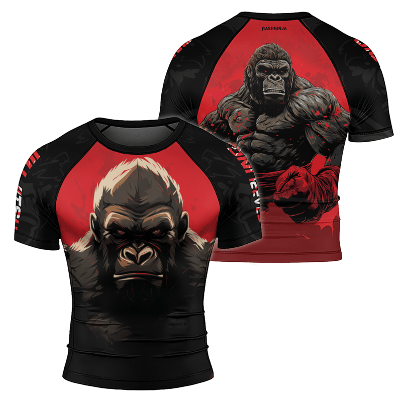 Rashninja Gorilla Reign Men's Short Sleeve Rash Guard