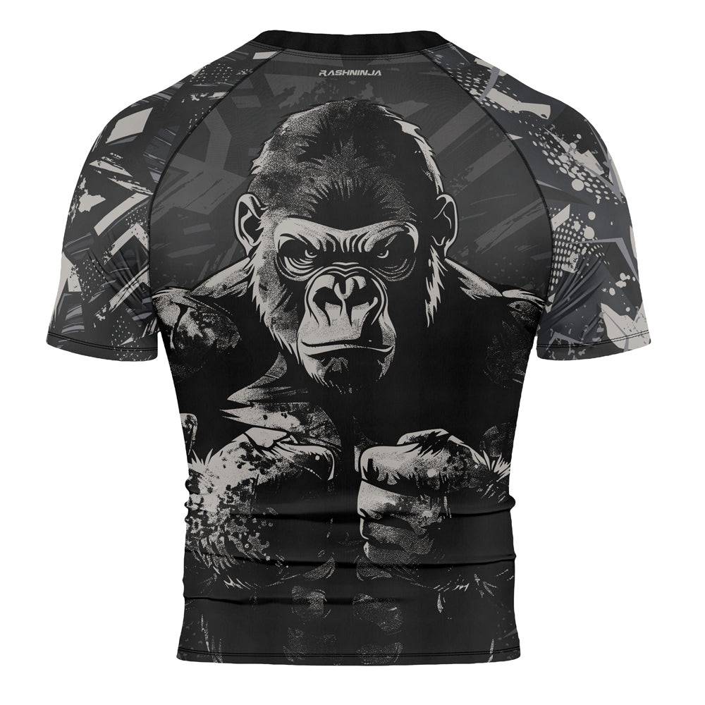 Rashninja Gorilla Forest Titan Men's Short Sleeve Rash Guard