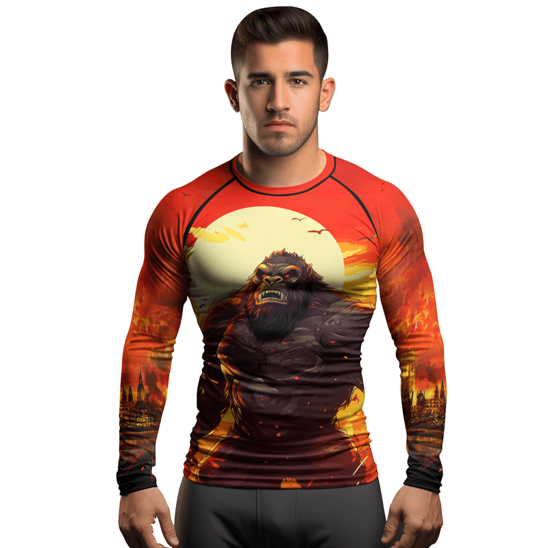 Rashninja Gorilla Strength Men's Long Sleeve Rash Guard