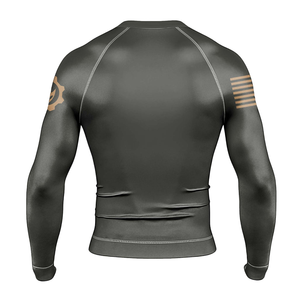 Get Lost Is A Destination Men's Long Sleeve Rash Guard