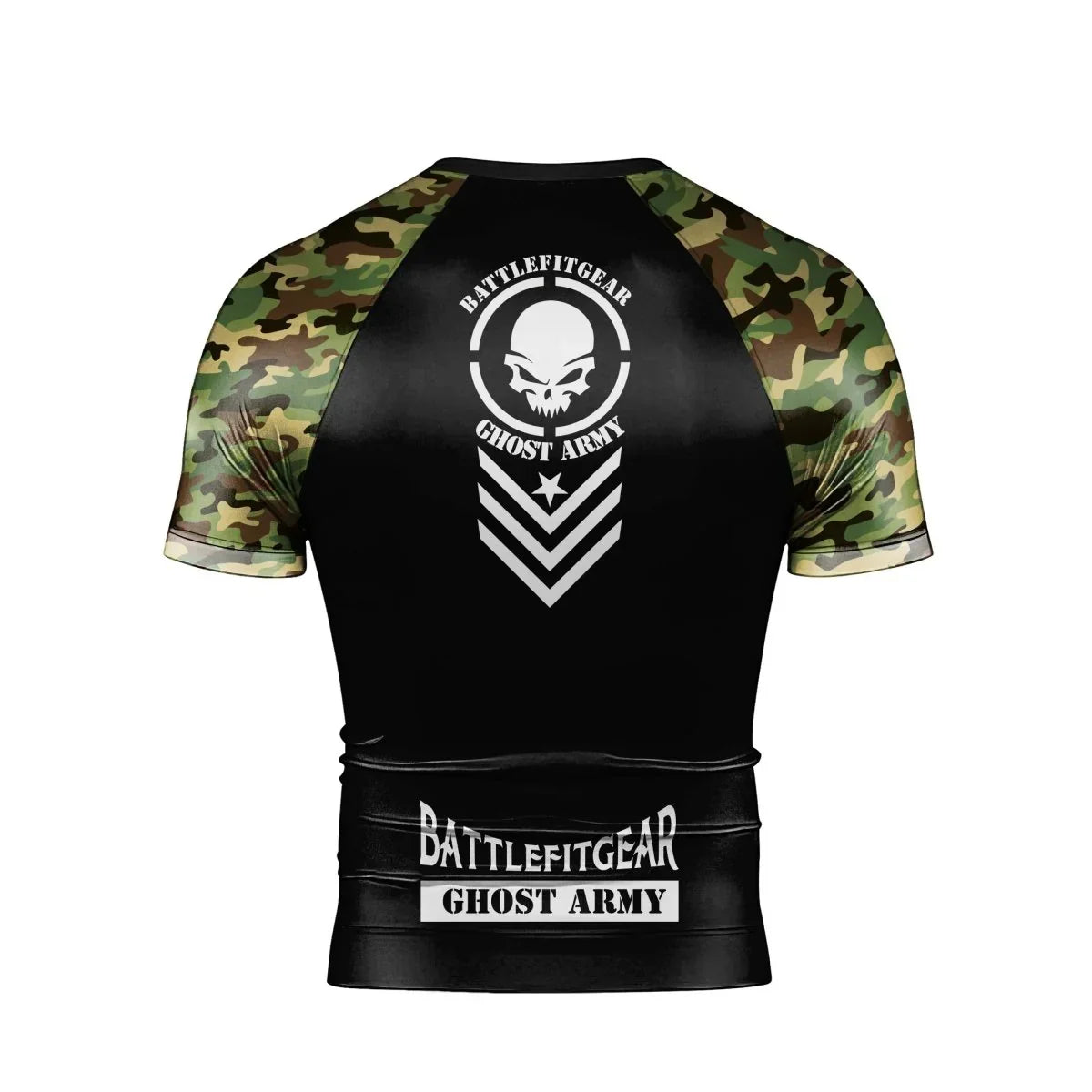 Ghost Army Men's Short Sleeve Rash Guard
