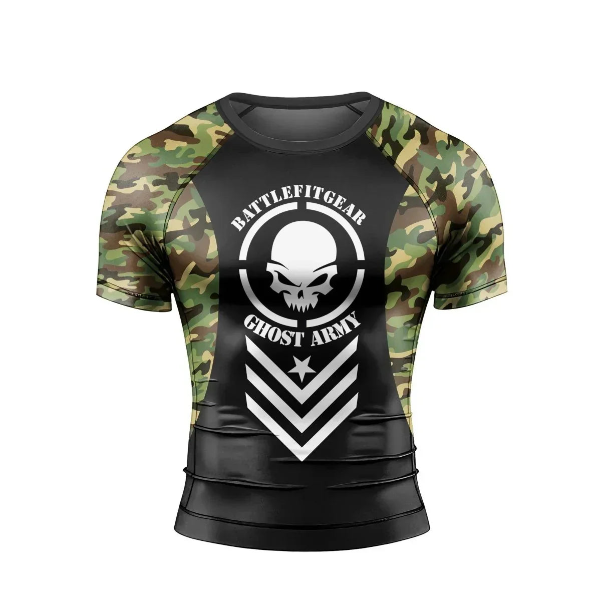 Ghost Army Men's Short Sleeve Rash Guard