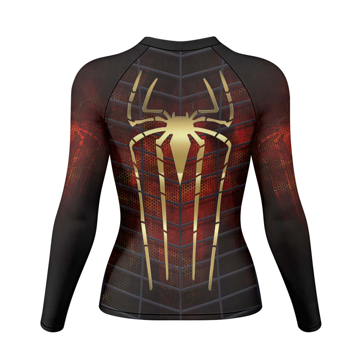 Golden Spider Man Rash Guard