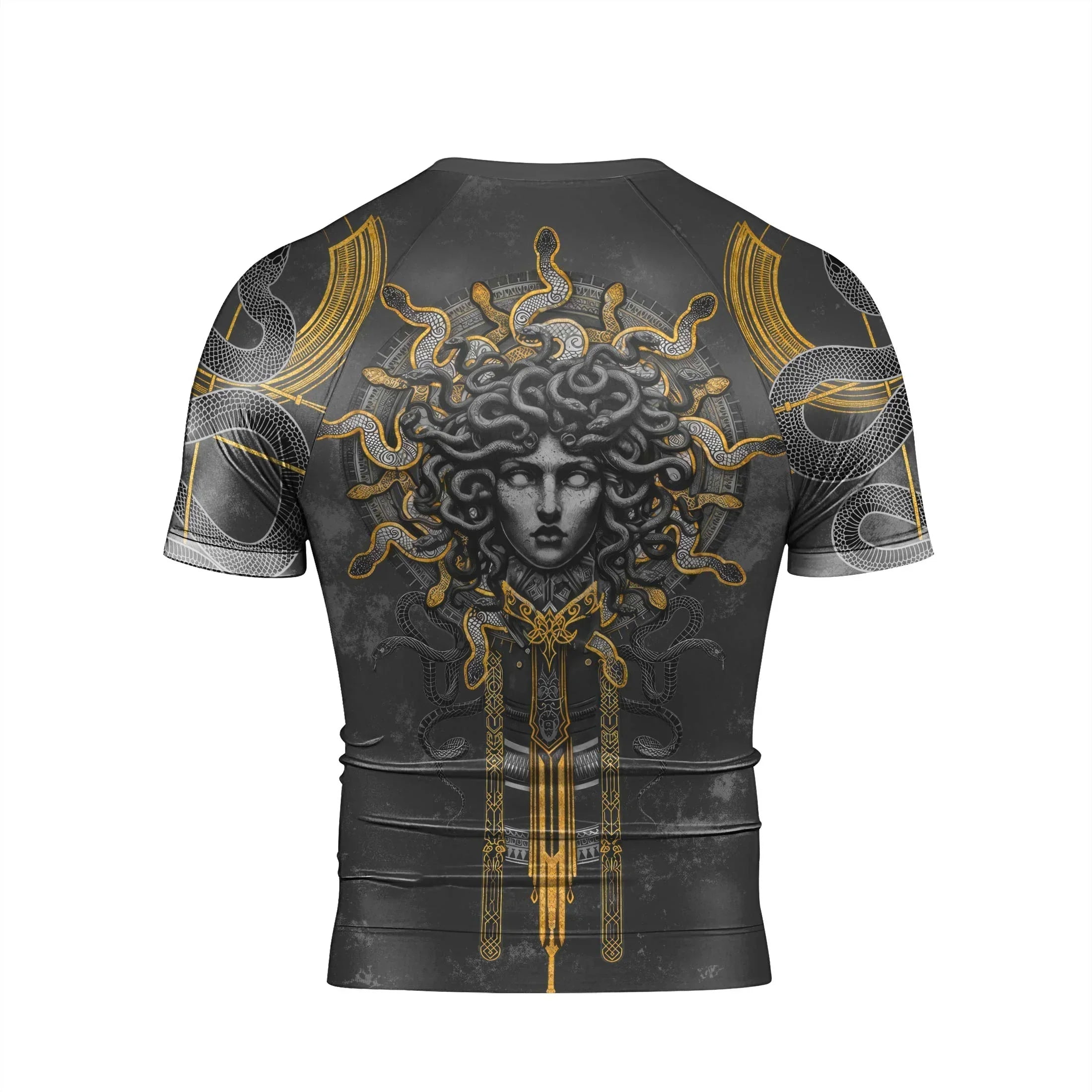 Gorgon Monstrous Sisters Men's Short Sleeve Rash Guard