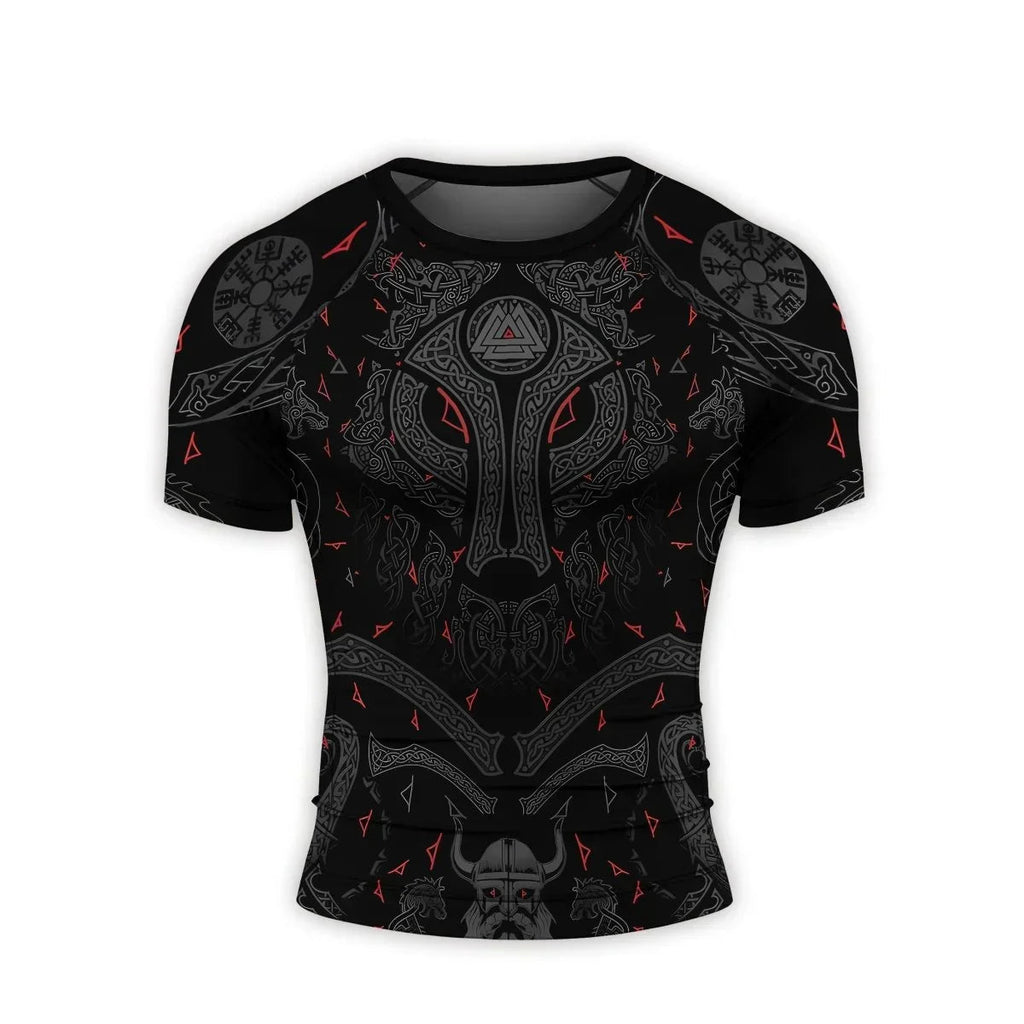 Gwade Hound of Valdar Men's Short Sleeve Rash Guard